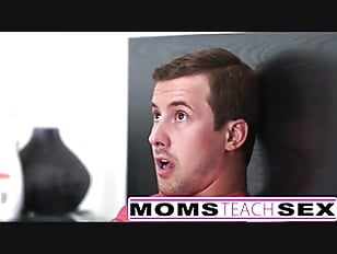 Step mom and son make teen squirt in hot threesome