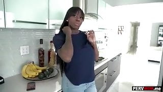 large boobs ebony stepmom made stepson feel better