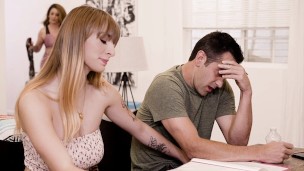 Fuck Me While My Stepmom Doesn't Look!