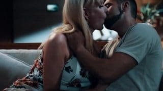 Busty  stepmom lets her shy stepson fuck her wet ass