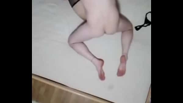 Horny wife in stockings