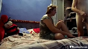 Stepmom cannot have enough of her stepson’s raging boner inside of her love tunnel.