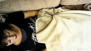 stepmom 52 cums on the couch (hidden camera)