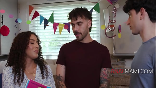 Step Mom Asks For Family Anal Gangbang On Her Birthday | AnalMami