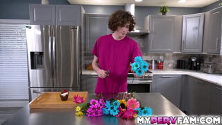 Stepmom Andi Avalon sucks Jodie Johnsons big cock and then passionately taking his full length deep in her throat