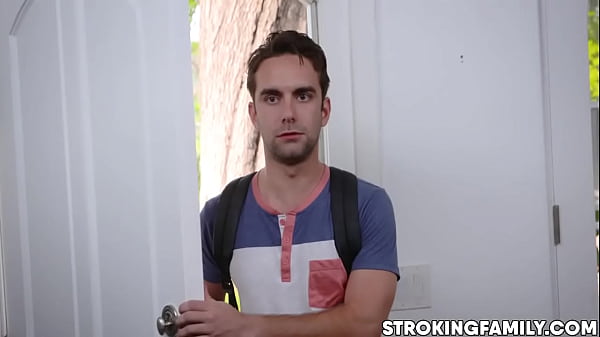 StrokingFamily.com – Stepsons cock as a birthday gift for the slutty blonde milf